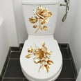 thumbnail image 2 of 2-Pack Elegant Flower Toilet Stickers For Bathroom Decoration, Decorative Toilet Lid Decals With Waterproof And Self-Adhesive Design, Easy To Apply And Remove Without Residue,, 2 of 8