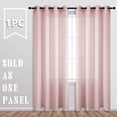 thumbnail image 5 of EcoNesxp Rose Gold Curtains for Girls Room Living Room Decoration Rose Gold Curtains 84 Inch Length for Bedroom 1 Panel Grommet Window Translucent Privacy Light Filtering Glitter Metallic Glitter Blu, 5 of 5