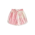 thumbnail image 5 of Bagilaanoe Toddler Baby Girls Beach Shorts 1T 2T 3T 4T 5T 6T Kids Tie-dye Print Loose Casual Workout Shorts, 5 of 9
