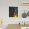 thumbnail image 6 of KLL Glowing Snake Dark Forest Print Canvas Wall Art, Canvas Painting Prints Canvas Art Wall Decor Home Decoration for Living Room Bedroom Office, 6 of 6