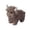 Coffee, variant on Highland Cow Outdoor Garden Statues,4.3×2.9×3.1in Resin Simulation Cattle Figurines Sculptures Garden Yard Decorations Lawn Ornaments Outside Patio Art Yard Decorations for Garden Decor Gift