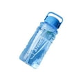 thumbnail image 1 of Advancent Vaso de agua con asa y pajita Recipiente para beber multifuncional Vaso de plástico de gran capacidad Deportes Pesca Correr Mostrada Azul 1000ml Advancent HA065540-02, 1 of 6