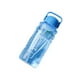 thumbnail image 1 of Advancent Botella de agua multifuncional de boca ancha, recipiente colorido para beber, recipiente de plástico a prueba de fugas de gran Mostrada Azul 1000ml, 1 of 6