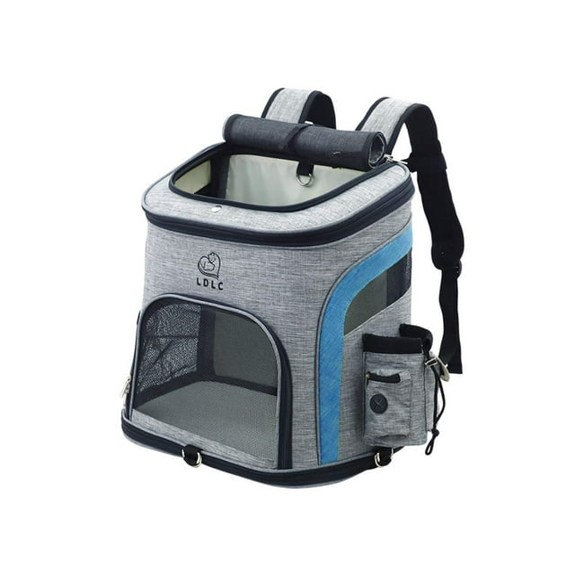 Sac à Dos pour Chien, Sac de Transport en Filet pour Chiens et Chats de Taille Moyenne, Sac à Dos Portable pour Chiot pour Randonnée, Voyage en Plein Air (Grande Taille)