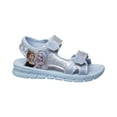 thumbnail image 2 of Disney Girl Frozen Ii Hook And Loop Open Toe Toddler Sport Sandals, Silver, 6, 2 of 6