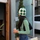thumbnail image 3 of Gorro de pescador corto con puños de punto de lana para hombres y mujeres, gorros cálidos de invierno con diseño geométrico de diamantes y cuadros, gorro de lana, 3 of 5