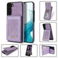 thumbnail image 1 of SaniMore for Samsung Galaxy S22 Plus 6.6" Magnetic Wallet Case, PU Leather Case with Card Slot & Multi-Angle Kickstand Shockproof Protective Case for Samsung S22 Plus Women Men, Purple, 1 of 6