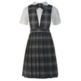 thumbnail image 3 of Cookie's Girls’ Jumper (Sizes 2 - 6X) Color: gray/royal/gold *plaid #87* Size: 3, 3 of 3