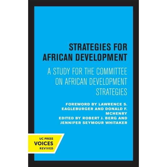 Strategies for African Development, (Paperback)