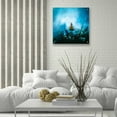 thumbnail image 6 of Epic Art 'Temporary Peace' by Mario Sanchez Nevado, Acrylic Glass Wall Art, 24"x24", 6 of 6