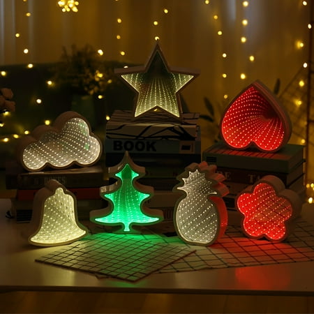 

3D Tunnel Effect Decorative Night Light Battery Operated Lamp Party Home Decor