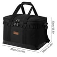 thumbnail image 2 of Fiudx Ofertas relámpago Bolsa de almacenamiento para acampada, bolsa de Picnic multifuncional para barbacoa de coche de gran capacidad para exteriores, juego de vajilla, caja de almacenamiento, 2 of 2