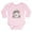 Petal Pink, variant on - Boo T Shirt - Long Sleeve Cotton Baby Bodysuit