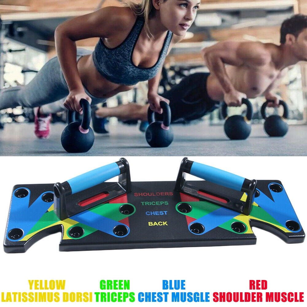 9 in 1 Folding Push Up Board Fitness Workout Gym Training Exercise Muscle MB05 