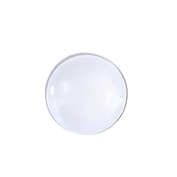 Kenally Colgante transparente de cristal, collar de decoración con cúpula, reverso plano, decoración de cristal semicircular, joyería artesanal, Joyas, gemas y relojes 30 mm Kenally TO010731-02