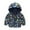 Dark Blue, variant on IROINNID Toddler Boys Girls Storm Jacket Cute Cartoon Pattern Windproof Waterproof Hooded Coat with Pocket