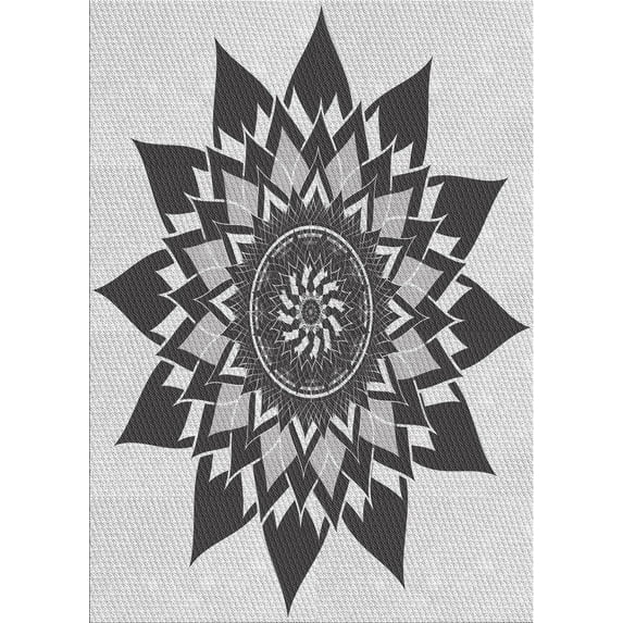 Ahgly Company Machine Washable Indoor Rectangle Transitional Platinum Gray Area Rugs, 5' x 7'