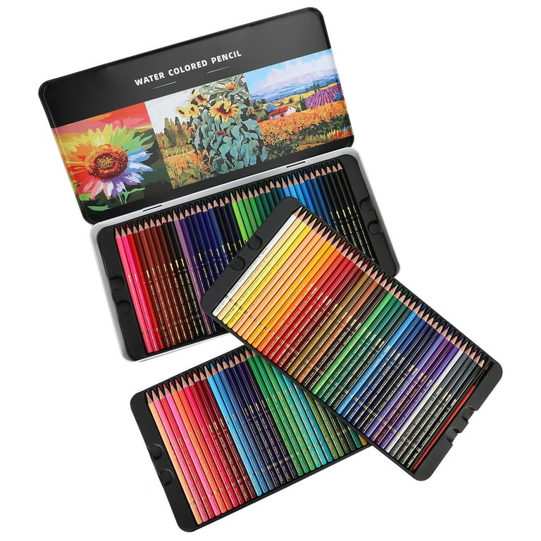 ANGGREK Watercolor Pencil Set,Water Color Pencil Set 120 Colors  Professionals Watercolor Pencils Colored Drawing Pencils,Pencil Set 