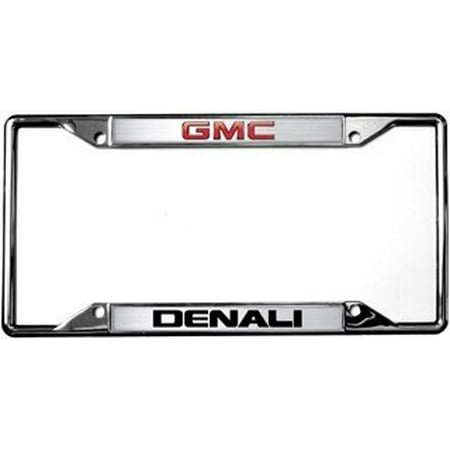 - Eurosport 6605DL Gmc Denali Logo On Chrome License Plate Frame - Gmc Yukon Denali 1999