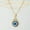 3-Gold Waterdrop Blue Eye, variant on Fashion Turkish Hamsa Lucky Blue Evil Eye Pendant Necklace Charm Women Jewellery-6-Gold Love Heart Blue Eye