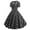 Black, variant on Summer Dress Saving! Dresses for Women A Line Flare BowKnot Prom Swing Short Sleeve Polka Dot Printing Party Dress Red M