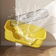 thumbnail image 3 of Arenero grande para gatos, entrenador de baño portátil, acero inoxidable para perros y gatos, interior y exterior, 3 of 8
