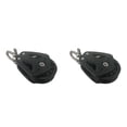 thumbnail image 1 of 2X Bloque de Polea de Carga Alta, Grillete Giratorio de Polea Simple de Cabeza Universal, Bloque de Cojinete Liso para Velero, Accesorios para Corredor de Cuerda, 1 of 5