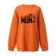 thumbnail image 2 of Gibobby Sudadera oversize mujer Sudadera de manga larga con cuello redondo para mujer(Naranja,M), 2 of 3