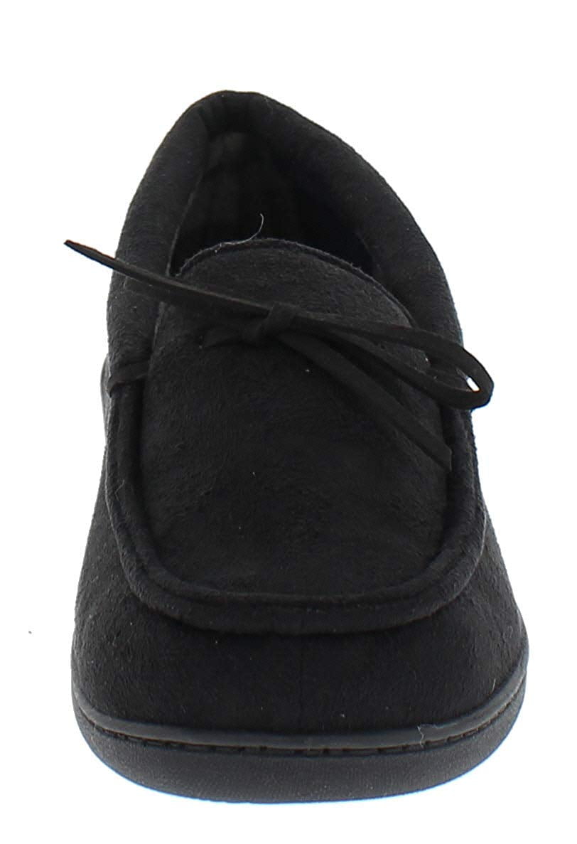 Van Heusen Mens Soft Flannel Lined Slipper Mocassins