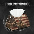 thumbnail image 5 of Logiee Patriotic Deer Soldier Salute Print Tissue Box Cover,Stylish Tissue Box Holder Decorative Tissue Cover for Bathroom Toilet Bedroom Living Room Table Desk Office, 5 of 7