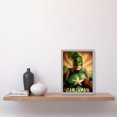 thumbnail image 2 of Ganjaman Super Hero Joint Weed Poster Weird Decor Artwork Framed Wall Art Print A4, 2 of 4