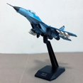 thumbnail image 4 of 1 Pza 1:100 simulación MIG-35 de de aleación de plástico modelo de fundición a presión con soporte de colección de decoración de azul Sunnimix Avión Mini Avión, 4 of 8