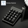 thumbnail image 4 of Mini teclado digital inalámbrico USB 2.4G 19 teclas Teclado numérico a prueba de agua Tmvgtek 3ln0wd4sh3da0vg3, 4 of 9