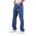 thumbnail image 2 of Jeans de mezclilla MCHK Straight 8021. Corte recto, Tiro alto. Para caballero, Azul MCHK 8021, 2 of 5