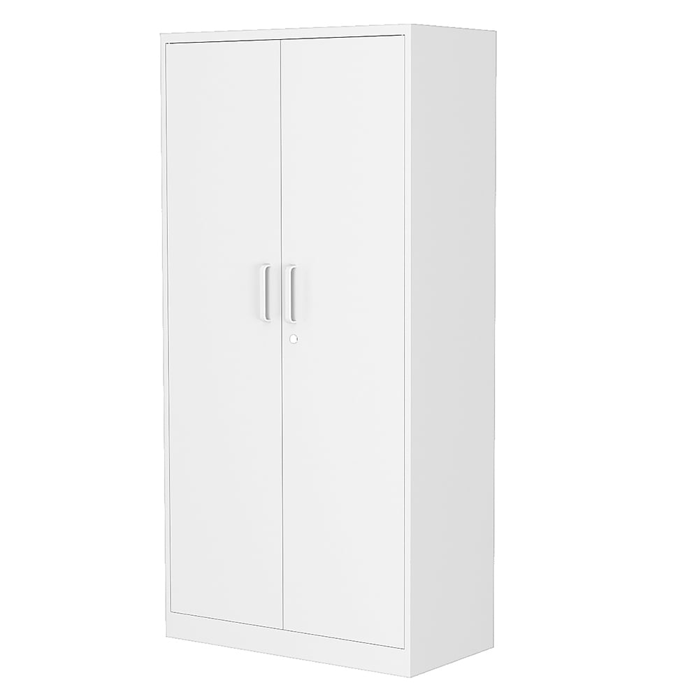 Steel Combination Storage with 4 Shelves White