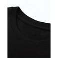 thumbnail image 2 of Camiseta de algodón estampada de manga corta y cuello redondo para enamorados. Ideal para San Valentín. Camiseta informal de algodón con diseño de letras único. Camiseta deportiva de cuello redondo., 2 of 7