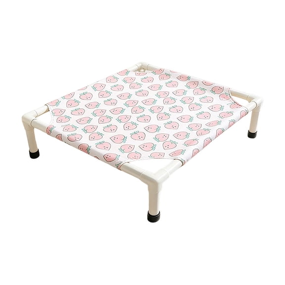 Elevated Pets Bed, Breathable Removable and Washable Raised Dog Bed for Indoor and Outdoor Use for Small Pets Beige