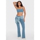 thumbnail image 2 of Bralette INLYRIC Algodón Sin Aros Sin Costuras Azul Universo S, 2 of 7