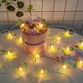 thumbnail image 4 of PATLOLLAV Christmas Butterfly String Lights,78.7 Inch 10 LED Vintage Style Copper Wire Butterfly Fairy Lights Battery Operated for Garden Wedding Party Holiday Christmas Tree Decoration, 4 of 5