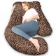 thumbnail image 1 of Almohada de embarazo Chilling Home en forma de U, 147 cm, estampado de leopardo, 1 of 6