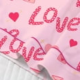thumbnail image 6 of JIKNTTR Women Valentine's Day Pajamas Heart Print Lapel Short Sleeve Shorts Sleepwear Homewear Stylish Nightwear 2 Piece Outfit Stylish Pajama Sets, 6 of 9