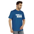 thumbnail image 2 of Inkmeso Graphic Tshirt For Men Daddy Is My Hero Tshirt Jersey Tee Shirt Father Day Gift, 2 of 7