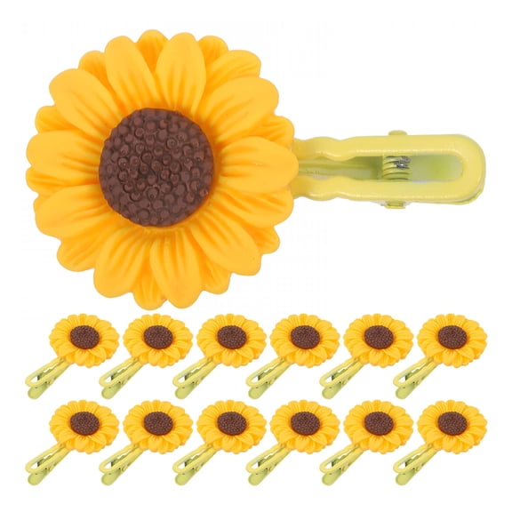 ACDANC 20 Pcs Claw Clips for Fine Hair Sunflower Hairpin