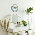 thumbnail image 1 of Style Wall Clock For Living Room Bedroom 24 Hour Display Modern Density Board Hanging Clock With Design, 1 of 5