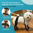 thumbnail image 5 of Dog Suspender Boots Tall Dog Boots Anti-Slip Fall Waterproof Dog Shoes Leggings Adjustable Suspender Boots Dogs Winter Snow Rain Hiking Paws Protector Dog Rain Shoes, 5 of 6