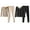 Black#2, variant on Womens Thermal Underwear Sets,Women's Plush and Thickened Winter Round Neck Top,Pants,Warm Underwear Set