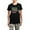 With Gray Camo Pant, variant on - Amazing Sister Women's Dark Pajamas - Women's Short Sleeve Print T-Shirt and Pants Dark Cotton Pajama Set