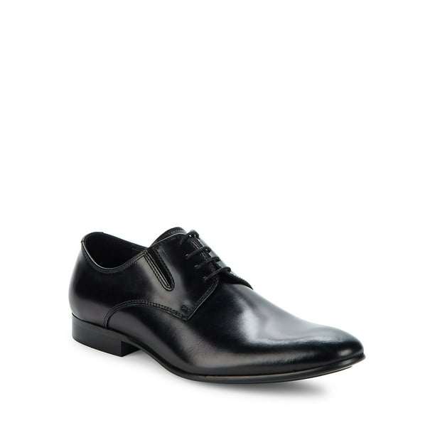 kenneth cole new york merge black moc toe lace ups