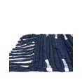 thumbnail image 6 of Unique Loom Chindi Cotton Collection Area Rug - Briah (8' x 11' Rectangle Navy Blue/Ivory), 6 of 7