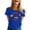 Blue Short Sleeve, variant on Soccer Jerseys for Women Short Sleeve Soccer Trendy Tops Crew Neck Casual Country Name Print 2026 Shirts Spain Brazil Argentina France Germany Portugal Light Blue 3XL